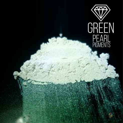 Пигмент CraftPigments Pearl "Green", зеленый (25мл)