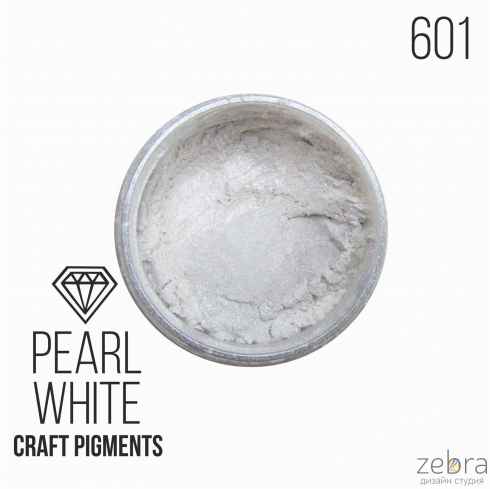 Пигмент CraftPigments "Pearl White", Белый жемчуг (25мл)