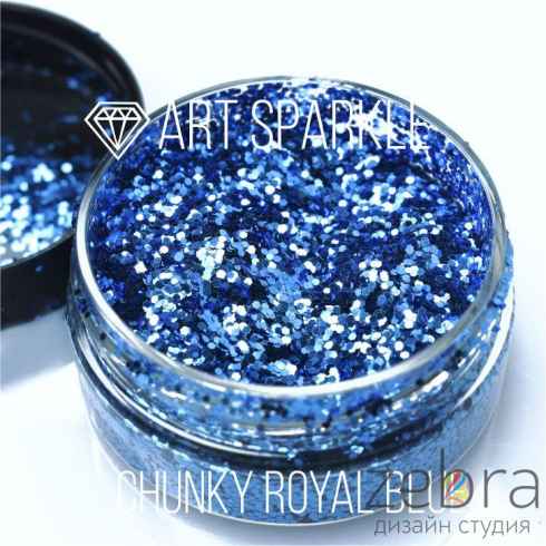 Глиттер крупный Chunky Royal Blue (50гр)