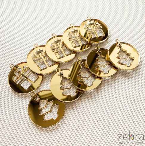 Новогодние бирки