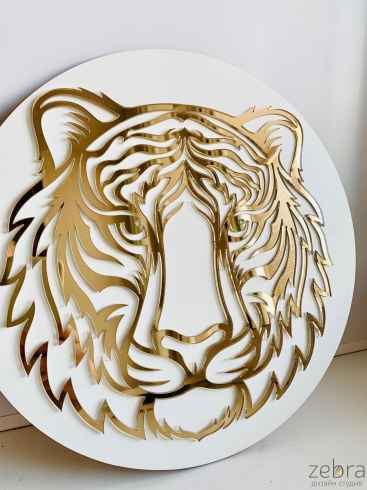 Зеркальная накладка "Тигр"