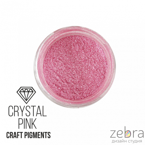 CraftPigments "Crystal Pink", Кристаллический розовый (25мл)